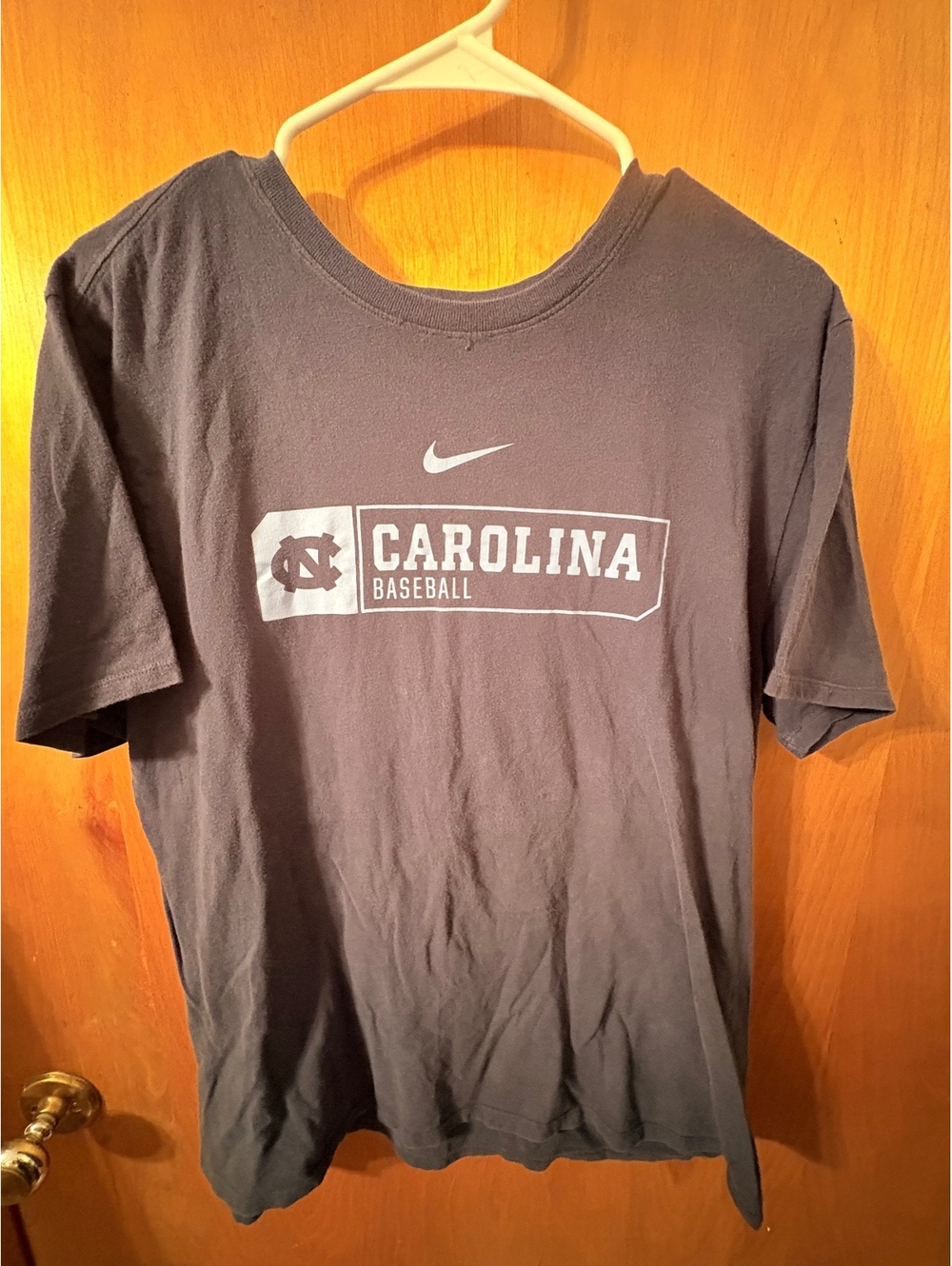 Nike Carolina Baseball Graphic T-Shirt, Size Large